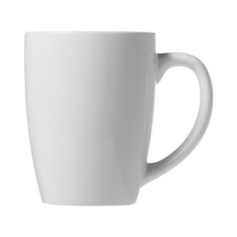 Logo trade promotional giveaways image of: Bogota Ceramic Mug, white