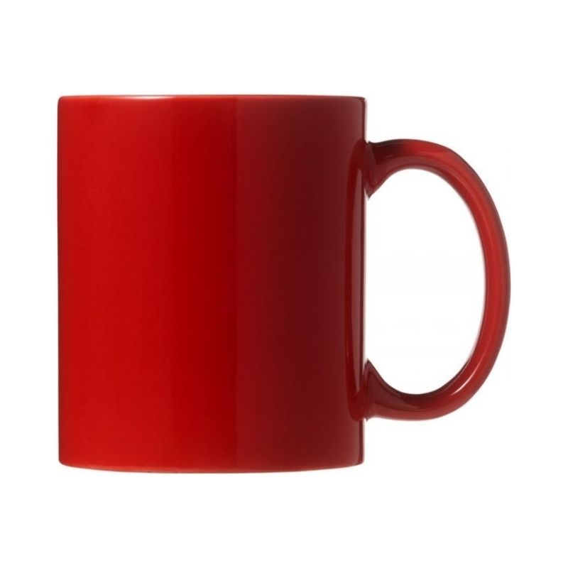 Logo trade promotional gifts picture of: Santos ceramic mug, red