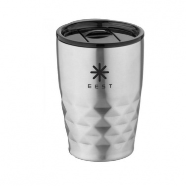 Logo trade promotional products image of: Geo insulated tumbler, silver