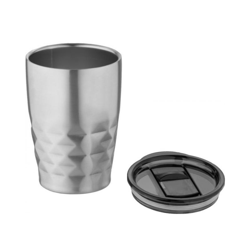 Logo trade promotional product photo of: Geo insulated tumbler, silver