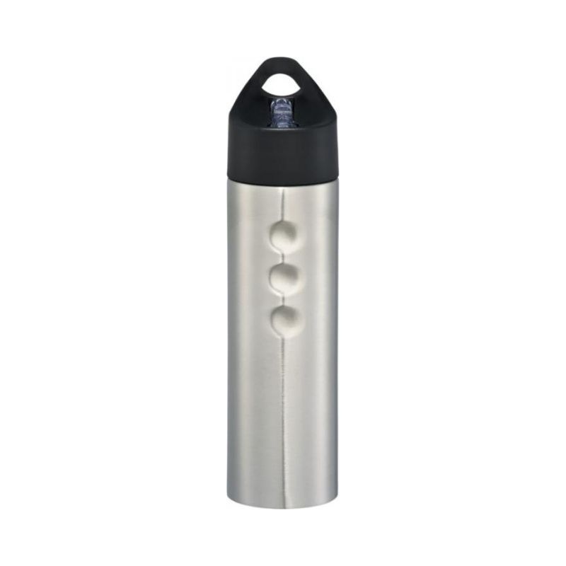 Logo trade corporate gifts picture of: Trixie stainless sports bottle, silver