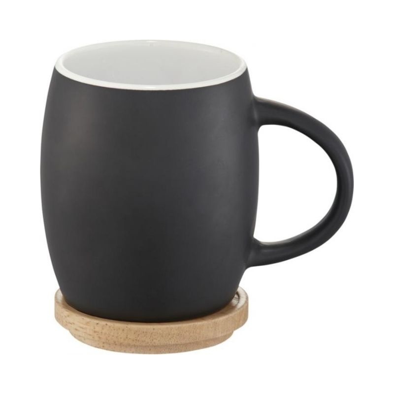 Logo trade promotional items picture of: Hearth ceramic mug, white