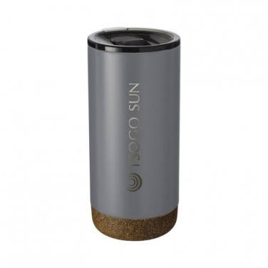 Logo trade promotional products image of: Valhalla copper vacuum tumbler, gray