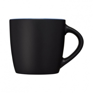 Logotrade promotional products photo of: Riviera ceramic mug, black/blue