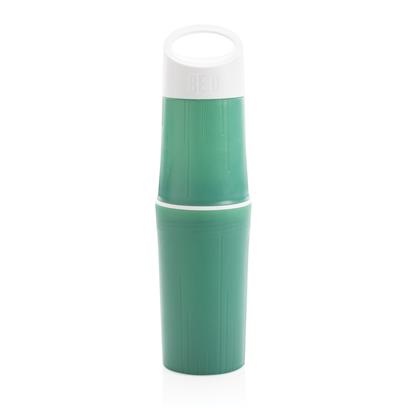 Logo trade promotional merchandise picture of: BE O bottle, organic water bottle, зелёная