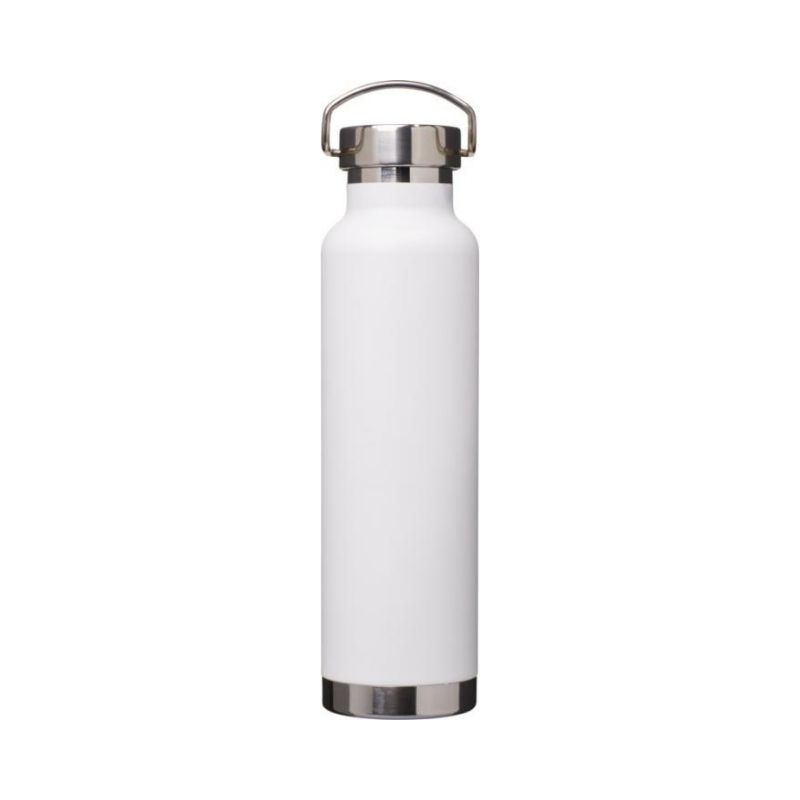 Logotrade promotional item image of: Thor Copper Vacuum Insulated Bottle, white