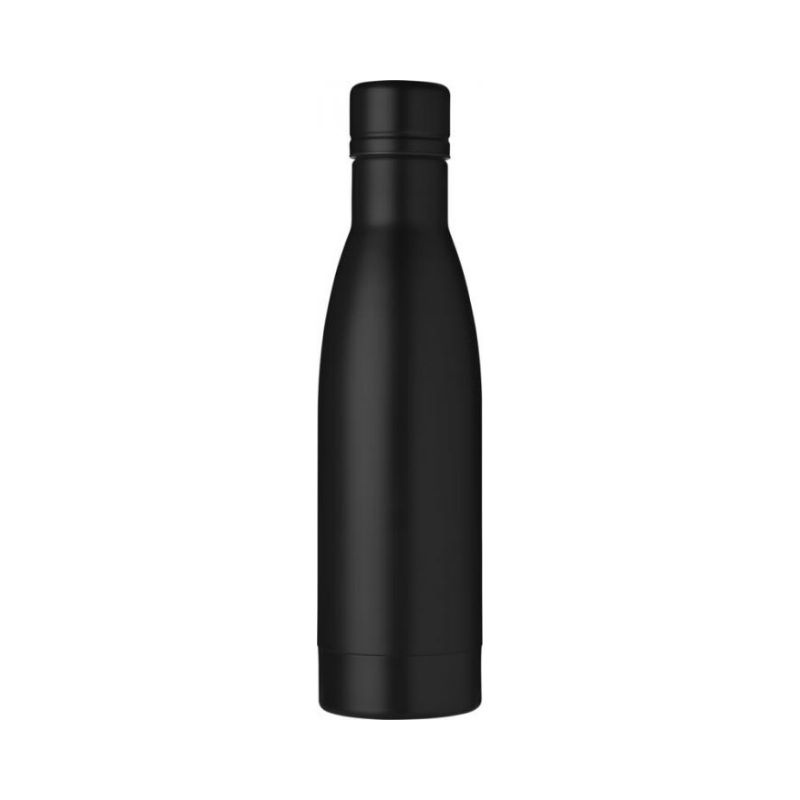 Logotrade promotional products photo of: Vasa vacuum bottle, black
