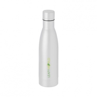 Logo trade corporate gifts image of: Vasa copper vacuum insulated bottle, white