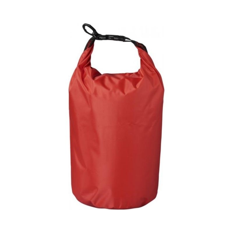 Logo trade promotional giveaways image of: Survivor roll-down waterproof outdoor bag 5 l, red