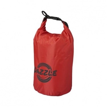 Logotrade corporate gift picture of: Survivor roll-down waterproof outdoor bag 5 l, red