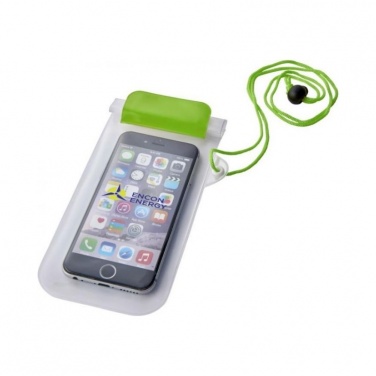 Logo trade promotional products image of: Mambo waterproof storage pouch, lime