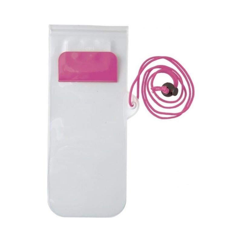 Logo trade promotional item photo of: Mambo waterproof storage pouch, magenta