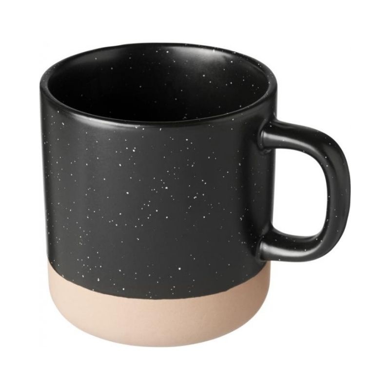 Logotrade promotional merchandise picture of: Pascal 360 ml ceramic mug, black