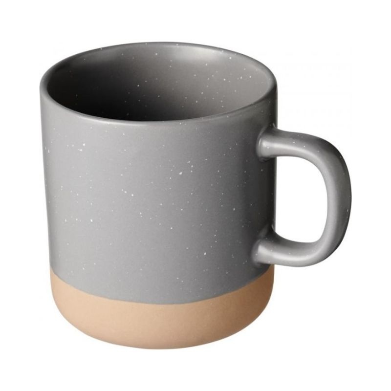 Logotrade promotional product image of: Pascal 360 ml ceramic mug, grey