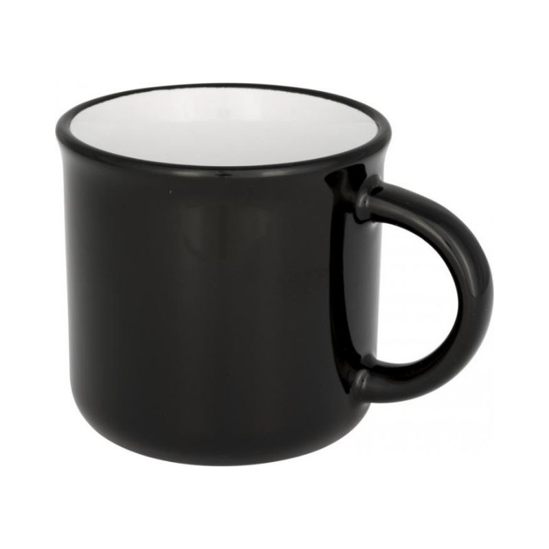 Logotrade promotional giveaway picture of: Ceramic campfire mug, black