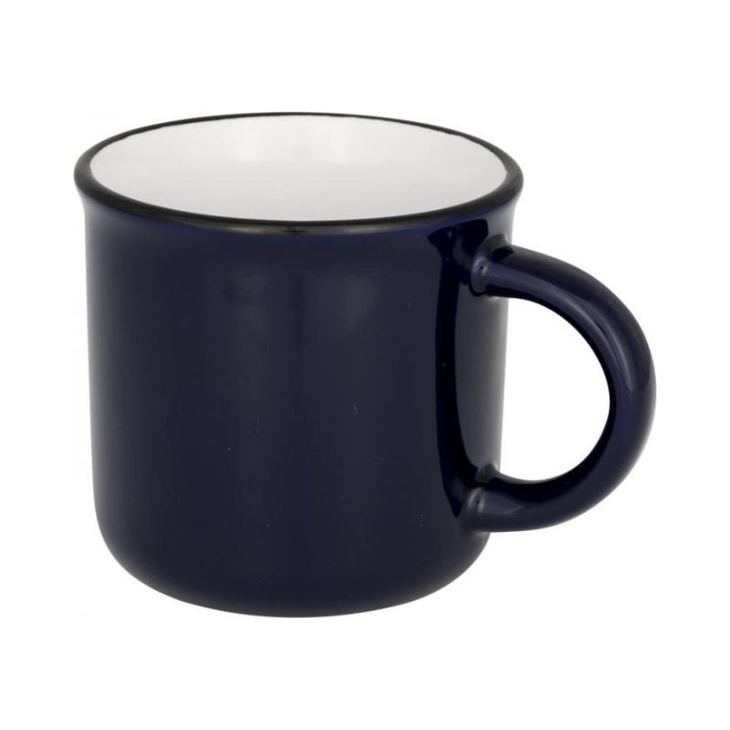 Logotrade promotional gift picture of: Ceramic campfire mug, blue