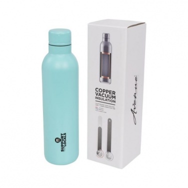 Logo trade promotional giveaway photo of: Thor copper vacuum insulated sport bottle, mint