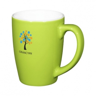 Logotrade promotional merchandise picture of: Mendi 350 ml ceramic mug, lime