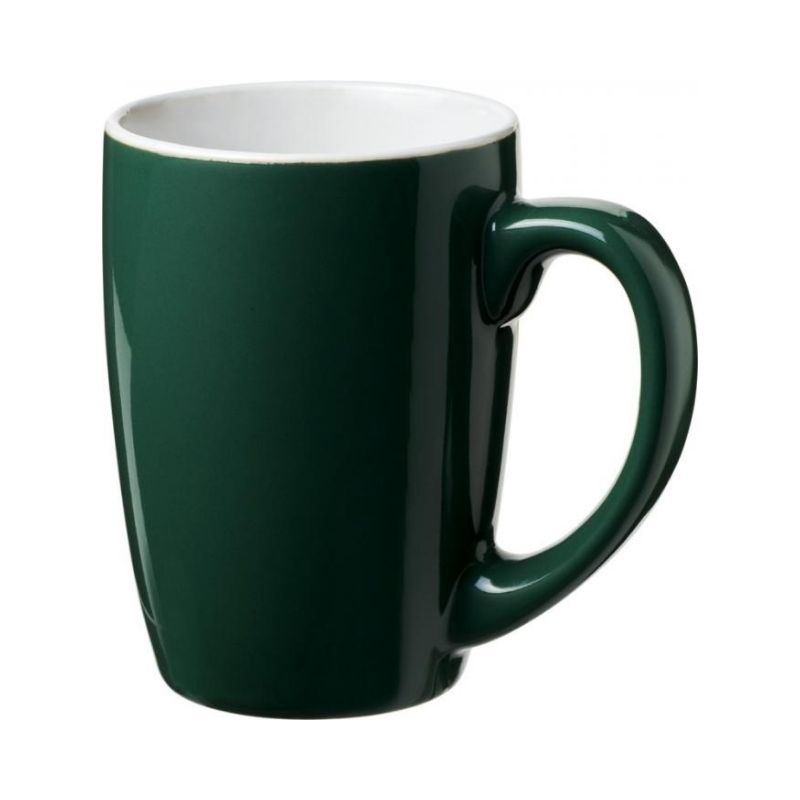 Logotrade promotional merchandise picture of: Mendi 350 ml ceramic mug, green