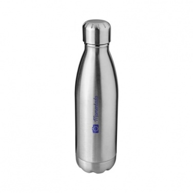 Water bottle Arsenal 510 ml vacuum insulated bottle, silver with logo