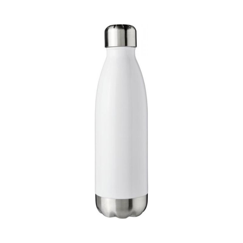 Logo trade promotional items picture of: Arsenal 510 ml vacuum insulated bottle, white