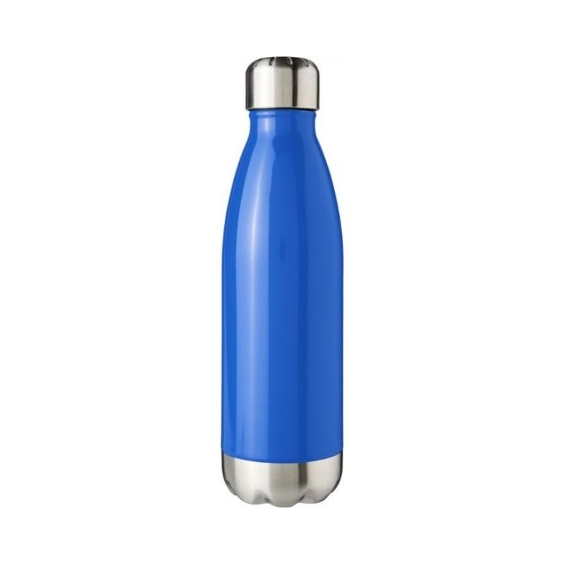 Logo trade promotional item photo of: Arsenal 510 ml vacuum insulated bottle, blue