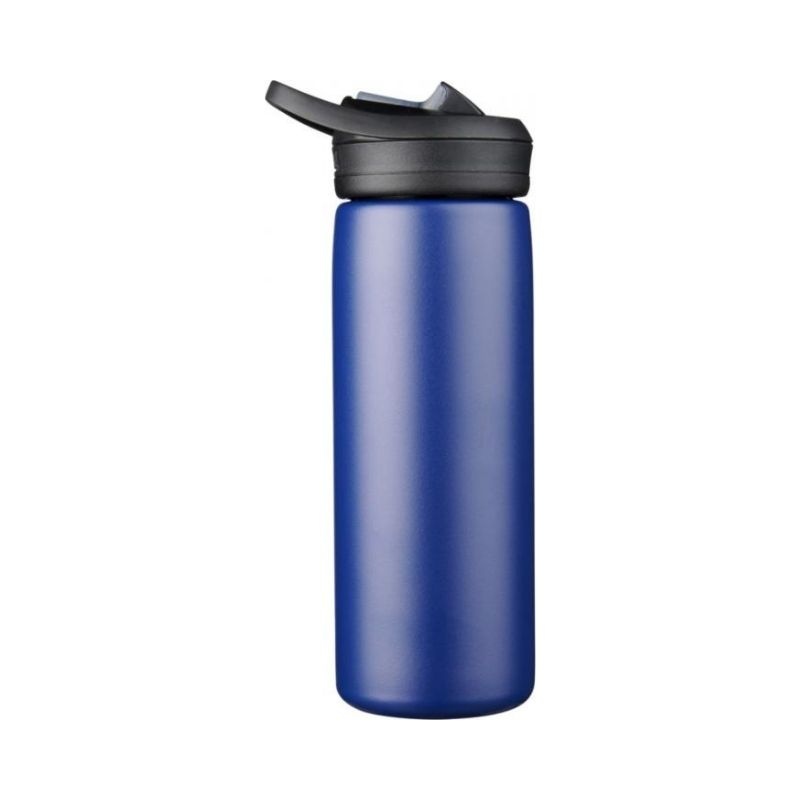 Logo trade promotional merchandise photo of: Eddy+ 600 ml copper vacuum insulated sport bottle, navy