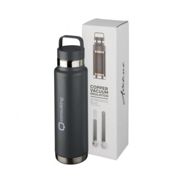 Logo trade promotional items picture of: Colton 600 ml copper vacuum insulated sport bottle, grey