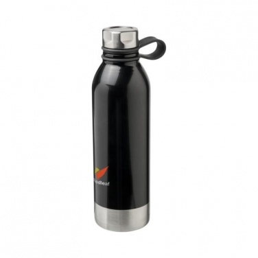 Logotrade promotional gift picture of: Perth 740 ml stainless steel sport bottle, black