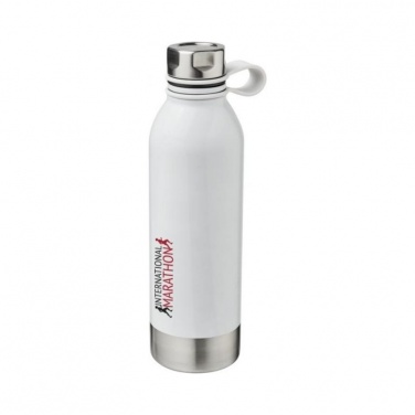Logotrade promotional product picture of: Perth 740 ml stainless steel sport bottle, white