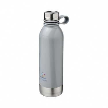 Logo trade corporate gifts picture of: Perth 740 ml stainless steel sport bottle, grey