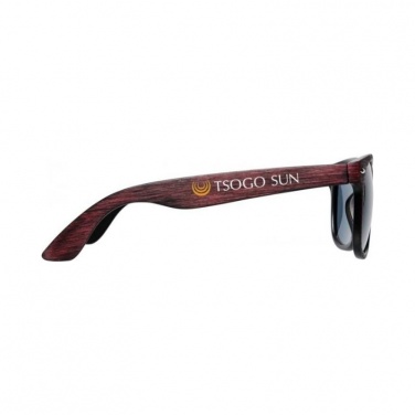 Logo trade promotional product photo of: Sun Ray sunglasses with heathered finish, red