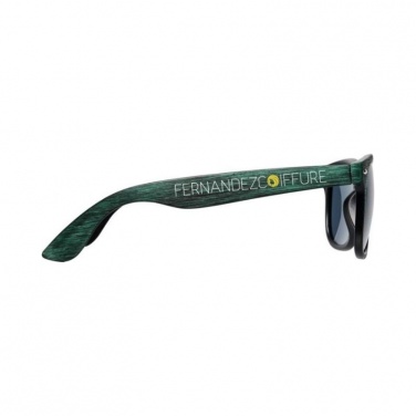 Logotrade promotional products photo of: Sun Ray sunglasses with heathered finish, green