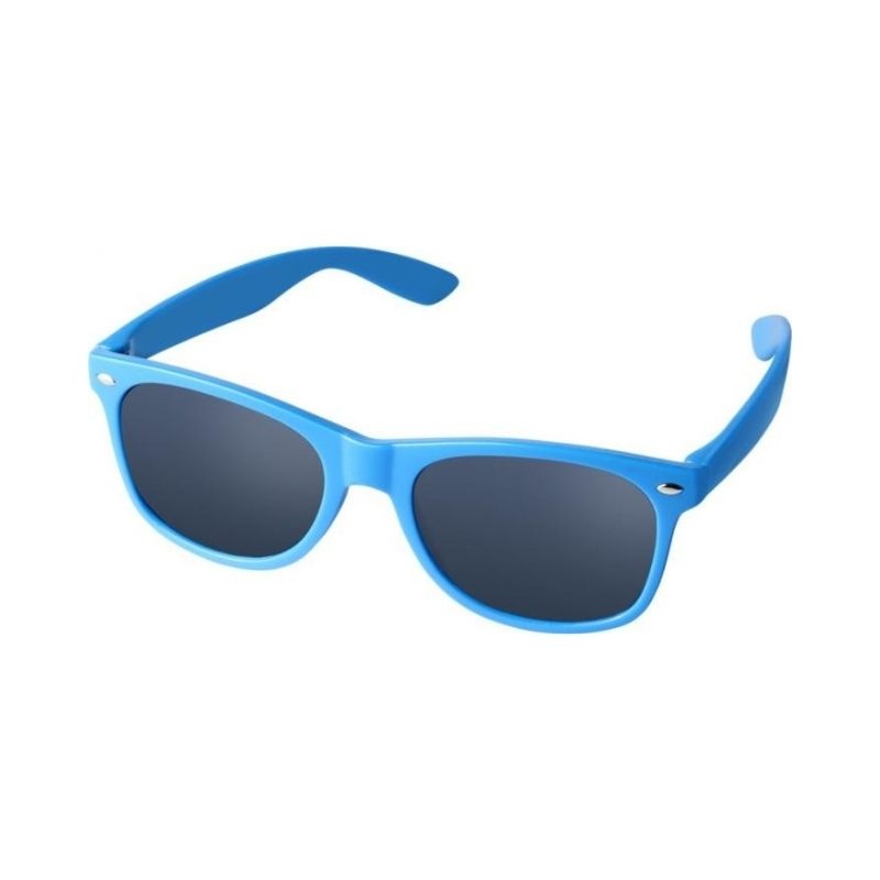 Logo trade promotional products image of: Sun Ray sunglasses for kids, process blue