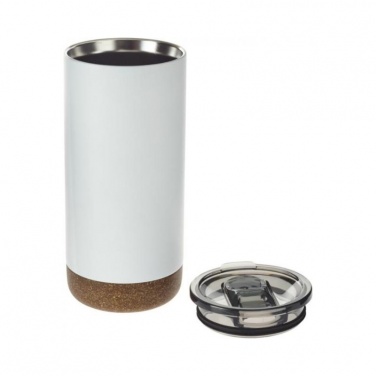 Logo trade promotional items picture of: Valhalla tumbler copper vacuum insulated gift set, white