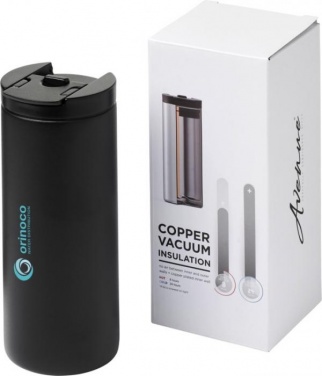 Logotrade promotional giveaway image of: Lebou 360 ml copper vacuum insulated tumbler, black