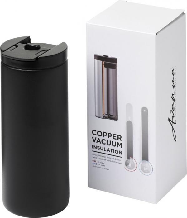 Logo trade promotional giveaways picture of: Lebou 360 ml copper vacuum insulated tumbler, black
