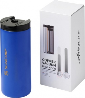 Logo trade advertising products image of: Lebou 360 ml copper vacuum insulated tumbler, blue