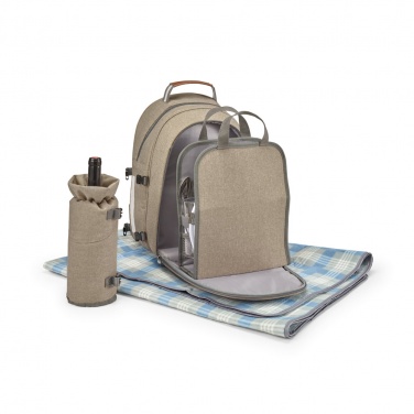 Logotrade promotional items photo of: VILLA. Thermal picnic backpack, Brown