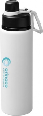 Logo trade promotional item photo of: Kivu 800 ml sport bottle, white