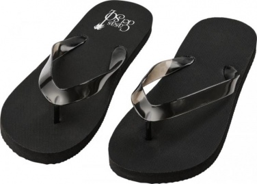 Logo trade corporate gifts picture of: Railay beach slippers (L), black