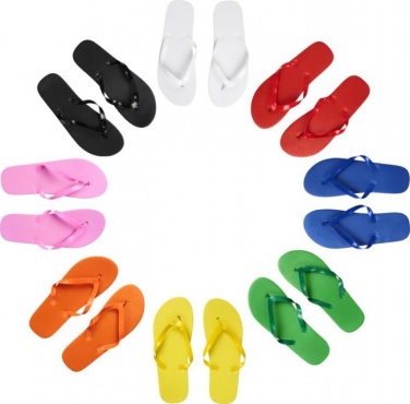 Logo trade advertising products image of: Railay beach slippers (L), yellow