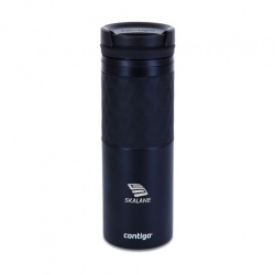 Logotrade promotional product image of: Thermo cup Contigo® Glaze Twistseal Mug 470 ml, black