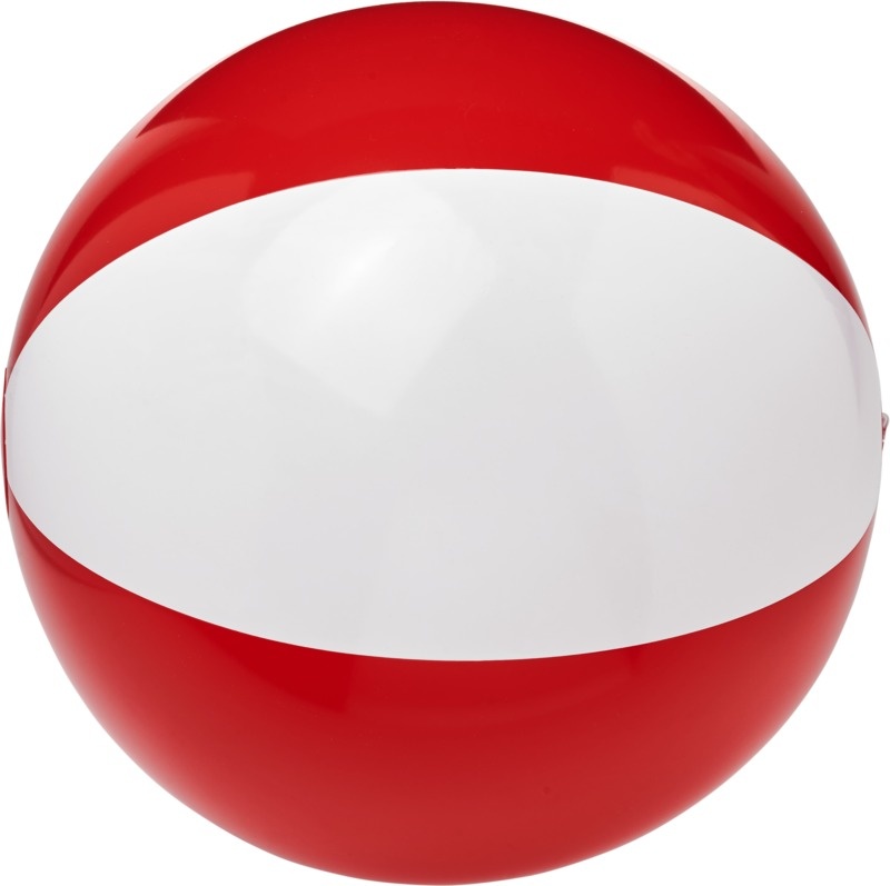 Logotrade promotional products photo of: Bora solid beach ball, red