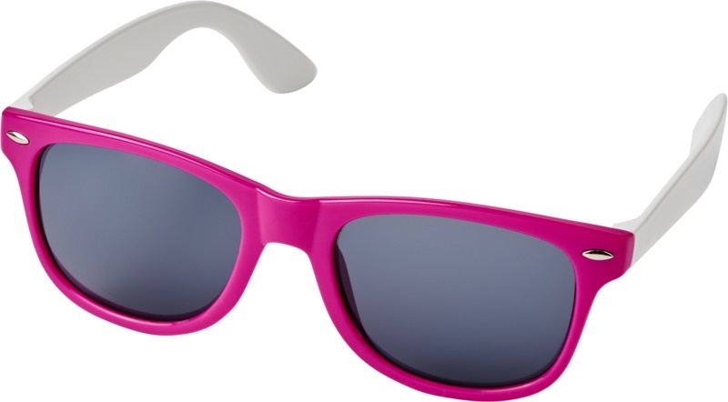 Logo trade promotional merchandise image of: Sun Ray colour block sunglasses, magenta