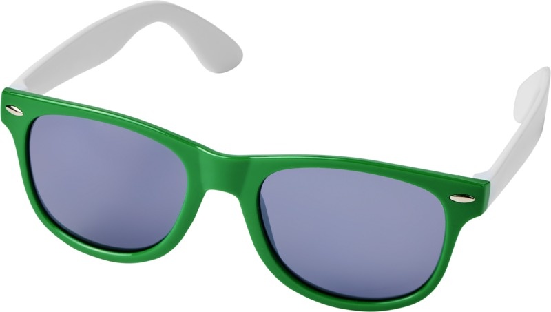 Logo trade promotional merchandise image of: Sun Ray colour block sunglasses, green