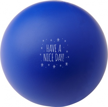 Logotrade promotional merchandise photo of: Cool round stress reliever, royal blue