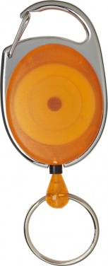 Logotrade promotional giveaways photo of: Gerlos roller clip key chain, orange