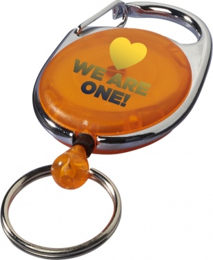 Logotrade promotional items photo of: Gerlos roller clip key chain, orange