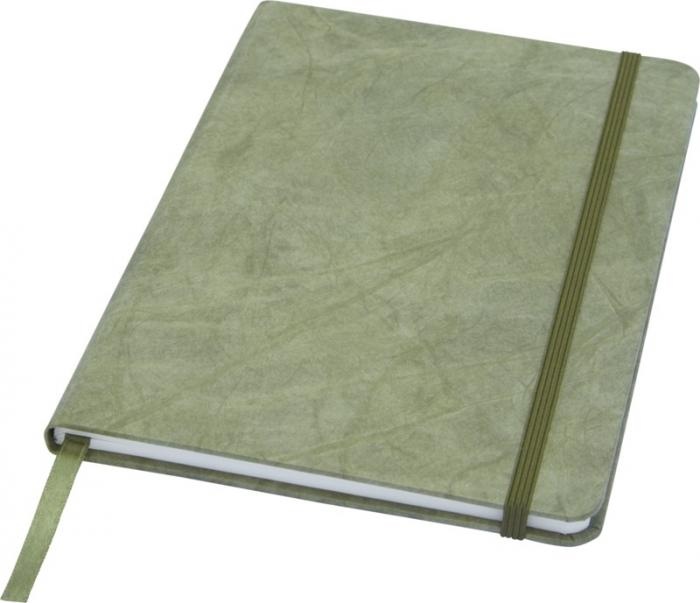 Logotrade promotional giveaway picture of: Breccia A5 stone paper notebook, green